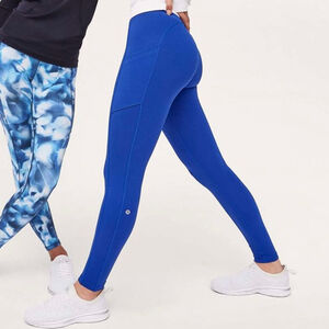 Lululemon Speed Up Tight Full-On Luxtreme 28 inch Inseam Jet Stream Blue Sz 6